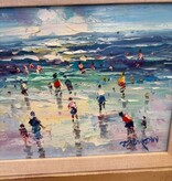 Small Beach Scene II by J Morgan 8"x10"