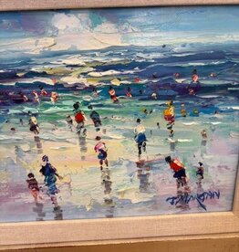 Small Beach Scene II by J Morgan 8"x10"