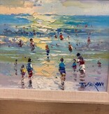 Small Beach Scene III by J Morgan 8"x10"