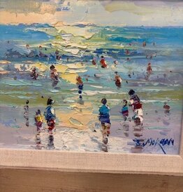 Small Beach Scene III by J Morgan 8"x10"