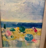 Vertical Beach Umbrellas II by Cho 8"x10"