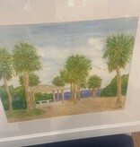 Rest Stop Over the Bridge Wabasso 22"W x 18.5"H Water color print