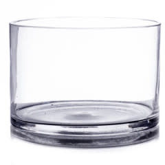Glass Cylinder 8"x4"
