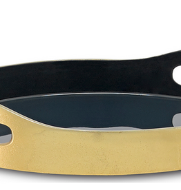 Riya Navy Small Tray H: 2.5" Dia: 12"