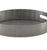 Luca Silver Small Tray H: 2.75" Dia: 14.5"