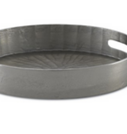 Luca Silver Small Tray H: 2.75" Dia: 14.5"