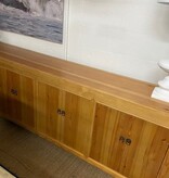 Natural Elm Wood Console 99" x18" x 34"