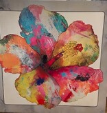 Multi Color Hibiscus 39 x 39
