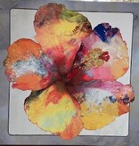 Yellow Hibiscus 39" x 39"