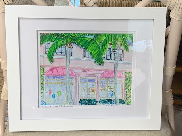 Lilly Pulitzer Flagship Store Palm Beach print 13”x16”