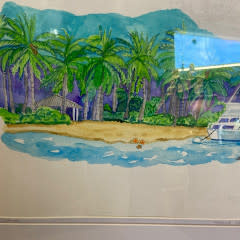 Peanut Island Print 16"W x 13" H