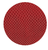 Crimson Snakeskin Coaster Round 8"