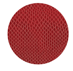 Crimson Snakeskin Coaster Round 8"