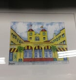 Colony Hotel Delray Beach , fl 18x22 Water color Print
