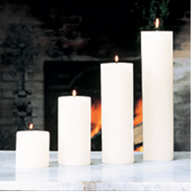 Pillar Candle-Unscented-3 x 9