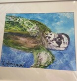 Loggerhead Turtle Print 22" x 18"