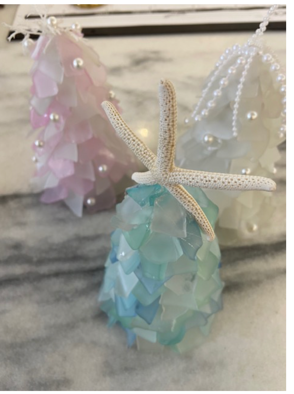 Sea Glass  Tree Sm. 8"/  Assorted