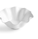 Q Home Design SM White Clam Melamine Serving Platter12.5" x 4.75