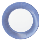 Linen Blue 2 Dinner Plates