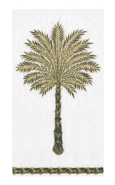 Grand Palms Guest Towel in Black