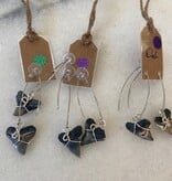 Shark Teeth Hypoallergenic Earrings on Sterling Silver