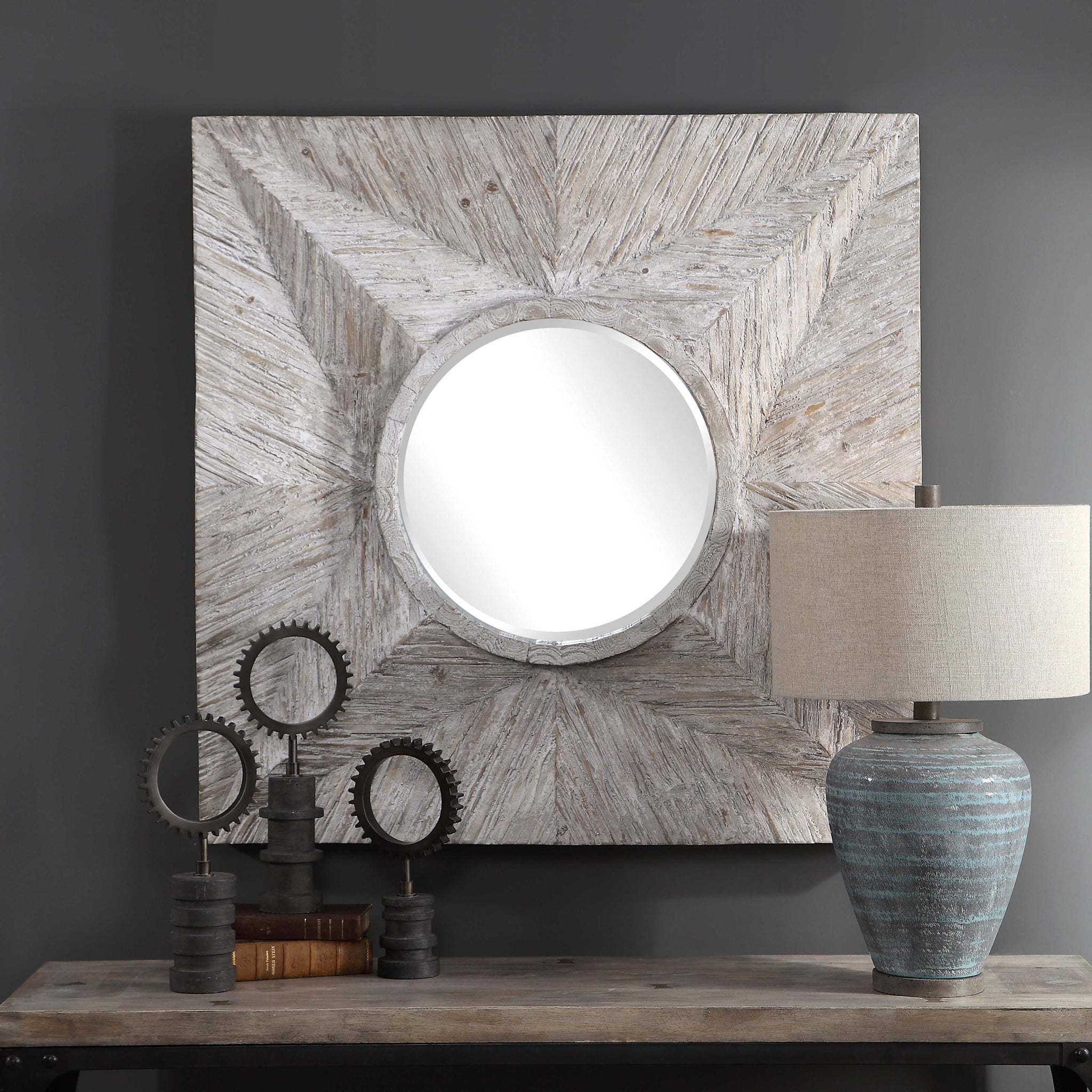 Huntington Square Mirror  42 W X 42 H X 5 D