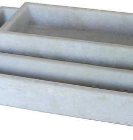 Small Marble Tray - 10"L x 5"D x 2"H