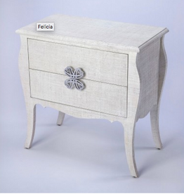 Felicia Accent Chest Wht 30-1/4W x 16-1/4D x 30H