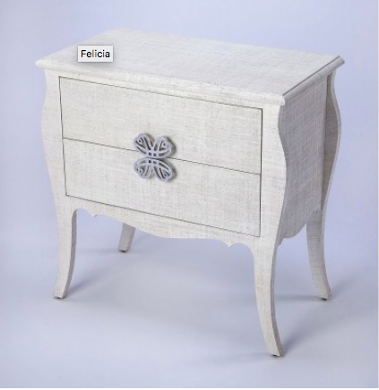 Felicia Accent Chest Wht 30-1/4W x 16-1/4D x 30H
