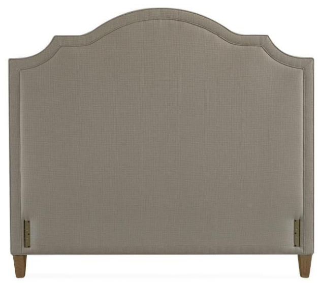 Dome Queen Headboard - 67"W x 60"H / white