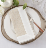 Two Tone Napkin Natural 20"