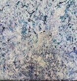 Blues Abstract on Acrylic 36"x36"