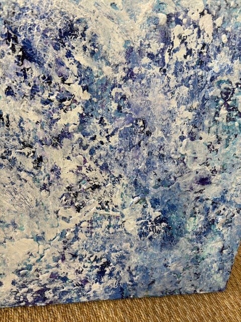 Traveler  Abstract Acrylic 20" x 20"