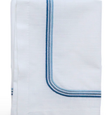 Madrid napkins with Tonal Embroidery /Blue -S/4