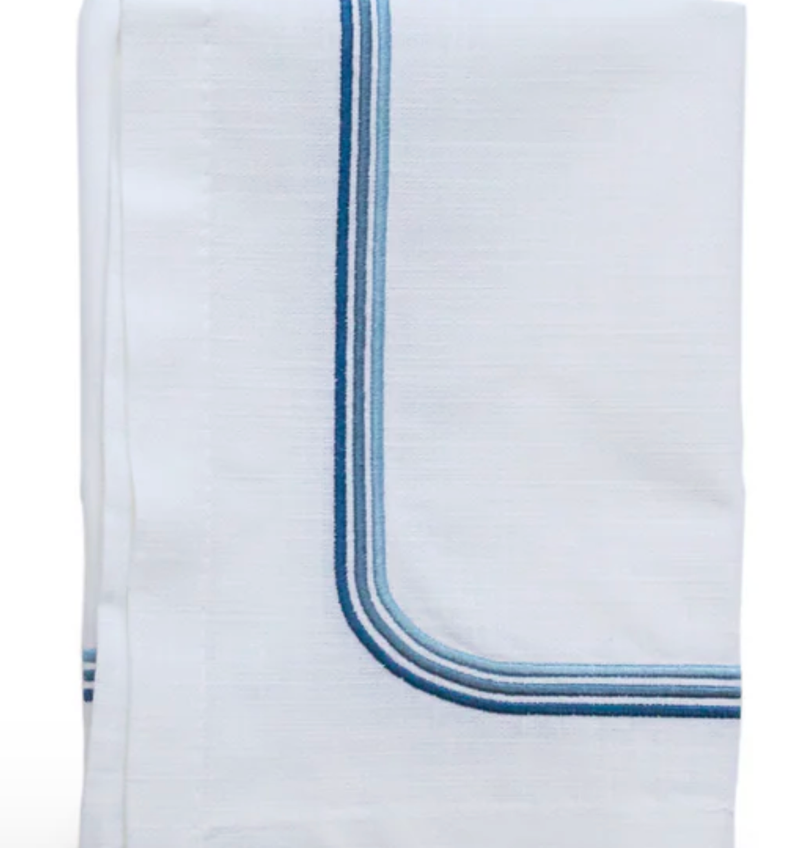 Madrid napkins with Tonal Embroidery /Blue -S/4