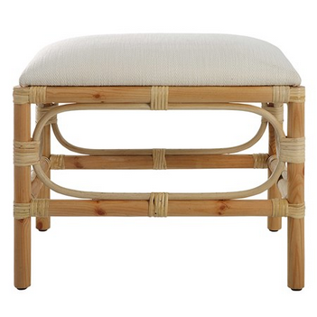 Laguna Small Bench, White - 24 W X 20 H X 16 D