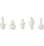 White Vases Traditional Shapes and Sizes