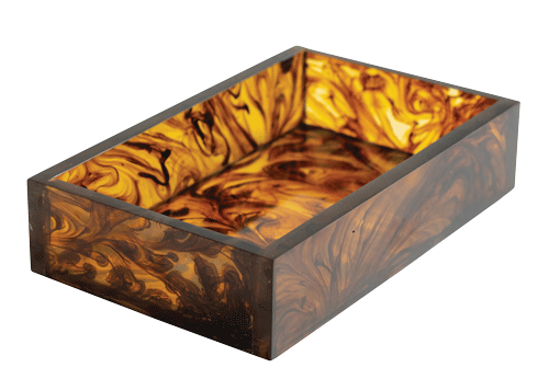 Tortoiseshell Guest Towel Holder