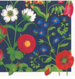 Cloisters Garden Navy Napkin Luncheon