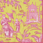 Silk Road Toile Chartuse C