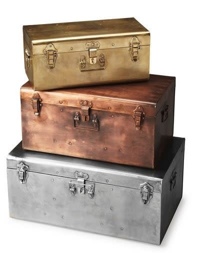 Spirit Box, Large in Nickel - 24W x 15D x 11H