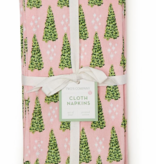 Tree Pattern Cotton Napkins set of 4 -20" sq