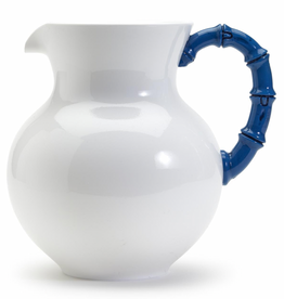 Blue Bamboo Touch Pitcher 8 1/2" W x 7" D x 8 1/2" H