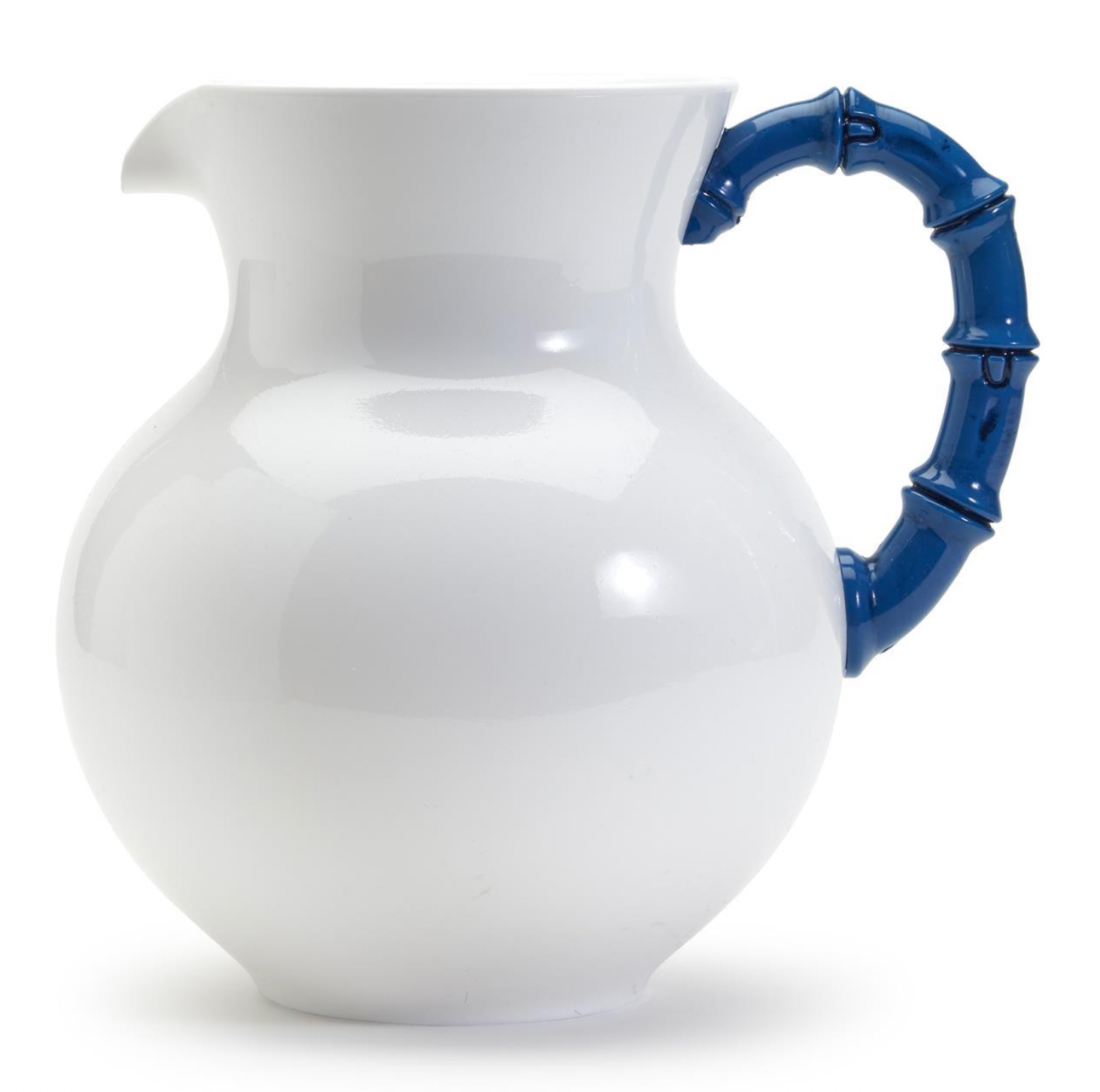 Blue Bamboo Touch Pitcher 8 1/2" W x 7" D x 8 1/2" H