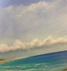 Stroll to the Point orig. oil 20 x 24