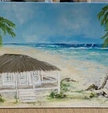My Private Getaway 36"X 48" Original Acrylic