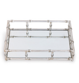 Doheny Silver Tray - 	5.5"H x 24"W x 16"D