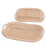 Newport Beach Tray - Natural Lg W31 x D19.75 x H5.5"