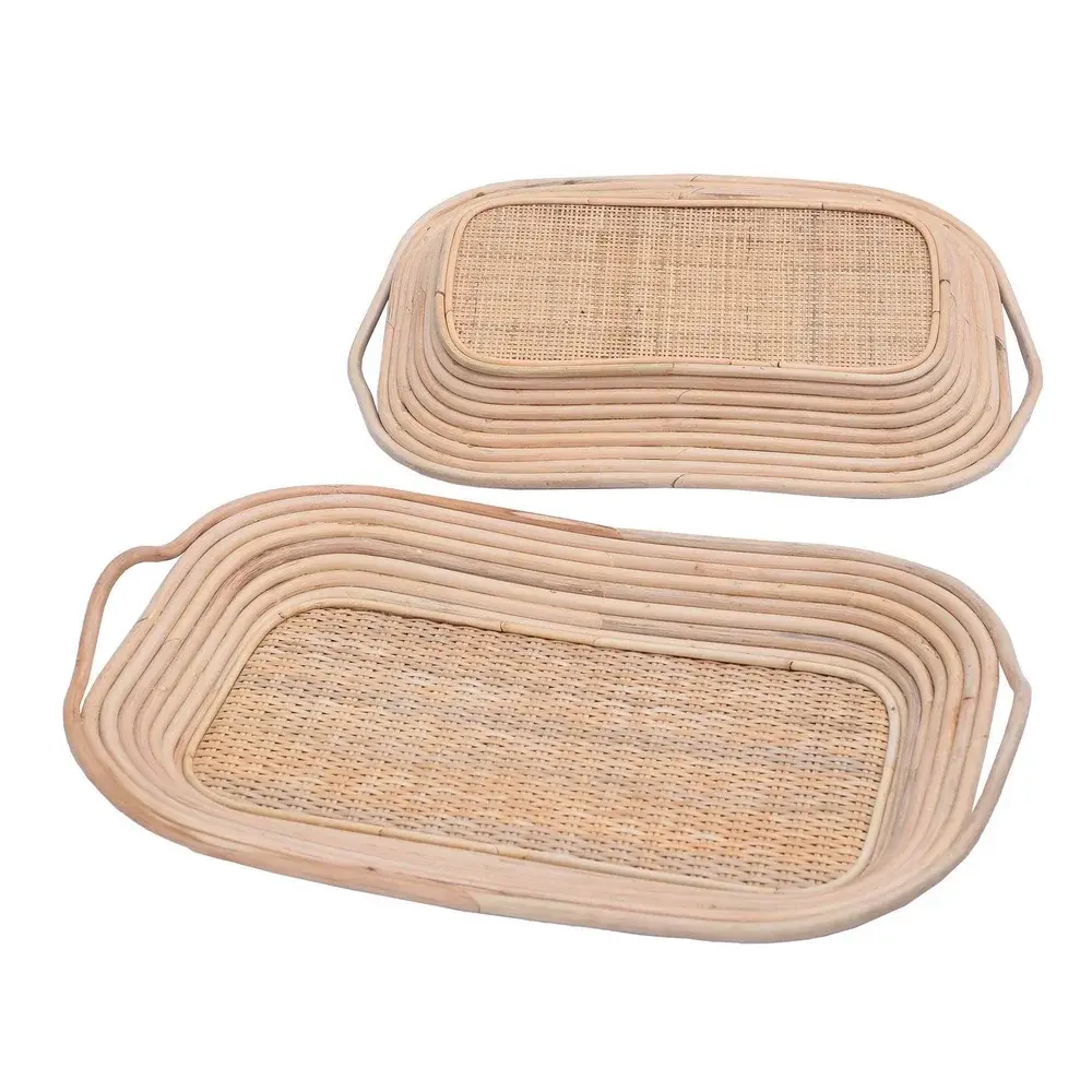 Newport Beach Tray - Natural Sm 28"x17"x3"