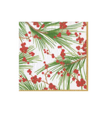 Berries and Pine Cocktail Napkins